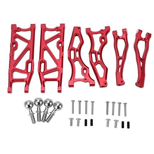 EVTSCAN Aluminiumlegierung RC -Auto vorne Heckschwungarme für arrma 1/8 Kraton 6s (Rot) von EVTSCAN