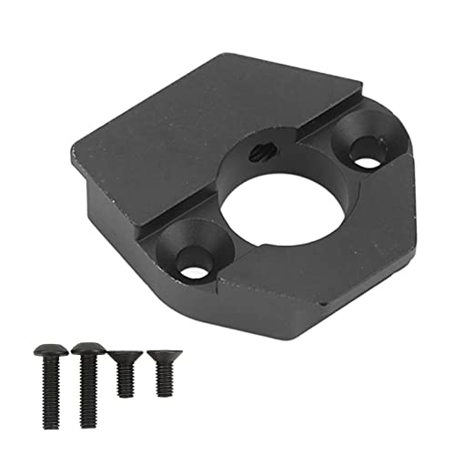 EVTSCAN Aluminiumlegierung Schieber Motorhalterung Teller ausbalanciertes Fahren glattes Fahren für ARRMA RC -Autos Zubehör (Black) von EVTSCAN