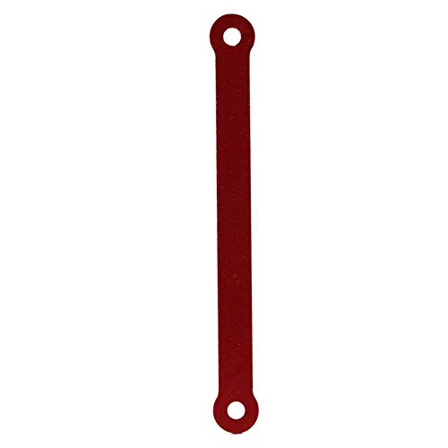 EVTSCAN Aluminiumlegierung Vorderarmanbleisstange Hoch -Präzision Leichtes haltbares Silber für Schrägstrich 2WD 1:10 RC -Auto (Red) von EVTSCAN