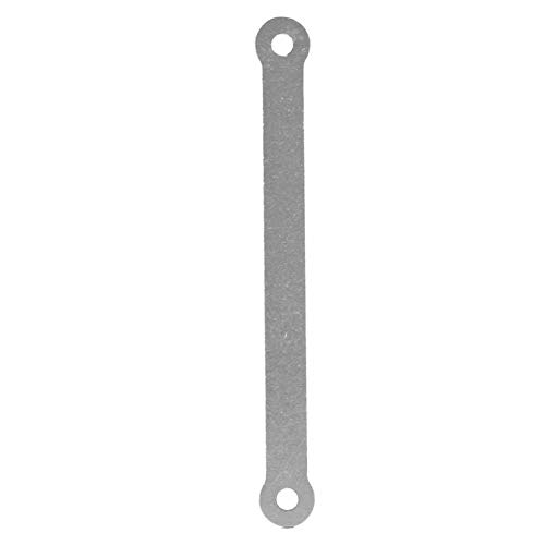 EVTSCAN Aluminiumlegierung Vorderarmanbleisstange Hoch -Präzision Leichtes haltbares Silber für Schrägstrich 2WD 1:10 RC -Auto (Silver) von EVTSCAN