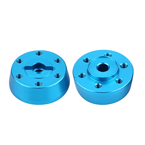 EVTSCAN Aluminiumlegierung Vorderrad Hex -Hub -Adapter hell hell für Axial Rock Racer 90026 RC -Auto (AX31010B Blue) von EVTSCAN