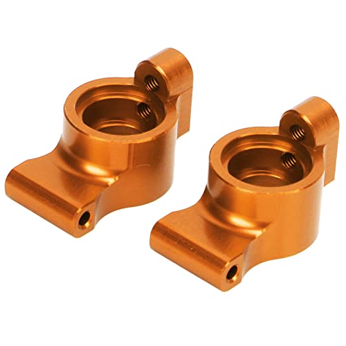 EVTSCAN Aluminiumlegierung hinterer Achse Tasse Hochfestes RC -Zubehör für LC Racing PTG -2 1/10 RC -Auto (Gold) von EVTSCAN