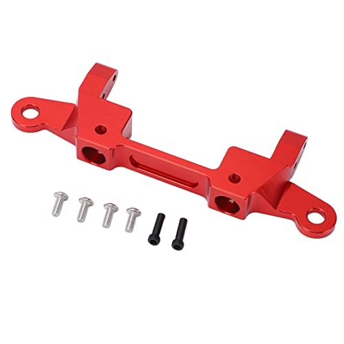 EVTSCAN Aluminiumlegierung hinterer Stoßstangen -Halterung CNC -Bergständer für axiales 1/6 SCX6 RC -Fahrzeug (Red) von EVTSCAN