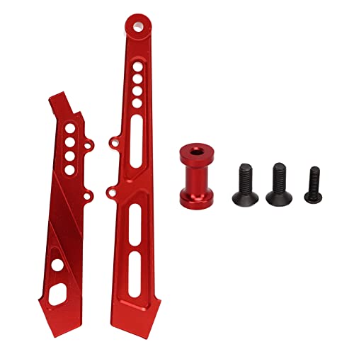 EVTSCAN Aluminiumlegierung vordere Heck -Chassis -Klammer für eine verbesserte RC -Autostabilität, die mit ARRMA 1/7 1/8 kompatibel ist (Red) von EVTSCAN