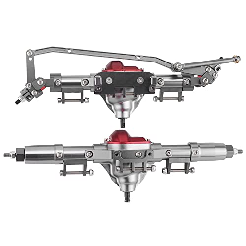 EVTSCAN Aluminiumlegierung vordere Hinterachse Axial Scx10 Climbing Car RC Accessoire verbessert die Stabilität für axiale SCX10 -Serien von EVTSCAN