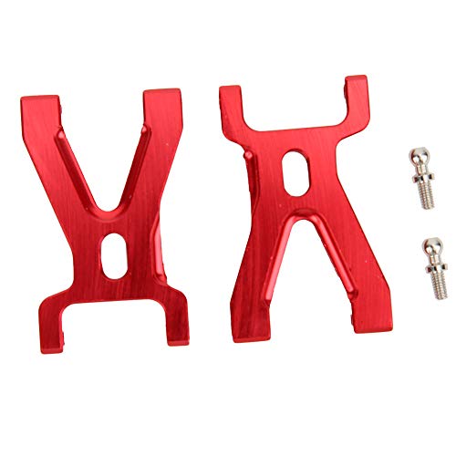 EVTSCAN Aluminiumlegierung vordere Schwung Arm -Upgrade -Teile bieten mehr Kontrolle über das Geschwindigkeitsüberschreiten von RC -Auto WL 1/18 A959 A979 A969 [RC CAR] (Rot) von EVTSCAN