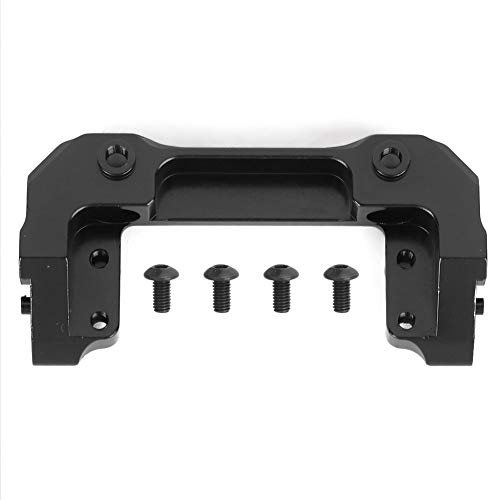 EVTSCAN Aluminiumlegierung vordere Servo -Ständer Praktische Upgrade -Teile für axiale SCX10 III RC Crawler Car (Black) von EVTSCAN