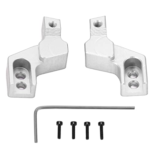 EVTSCAN Aluminiumlegierung vordere Stoßfänger leichte stabile Leistung Axial SCX24 1/24 RC -Auto -Upgrade (Silver) von EVTSCAN