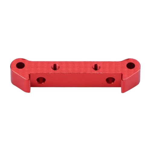 EVTSCAN Aluminiumlegierung vorderen Heckplatten RC -Auto FS 1/18 Elektrischer LKW RC -Auto Teil Accessoire Blau rot Silber 5g (Front Swing arm Fixing Clip 736082R red) von EVTSCAN