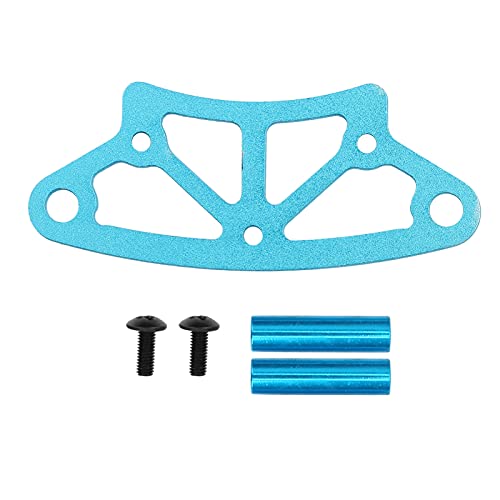 EVTSCAN Aluminiumlegierung vorderen Stoßfänger RC -Auto Starkes Halteladierzubehör Blau 1,3in kompatibel mit HSP94102/94122 von EVTSCAN