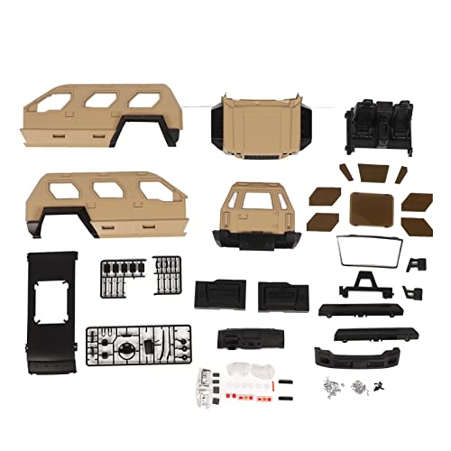 EVTSCAN Body Shell 324 mm Radstand Kunststoff RC Car Shell Wüste gelb 1/10 RC Überlegene Textur dekorative lebensechische unglaubliche Vielseitigkeit von EVTSCAN