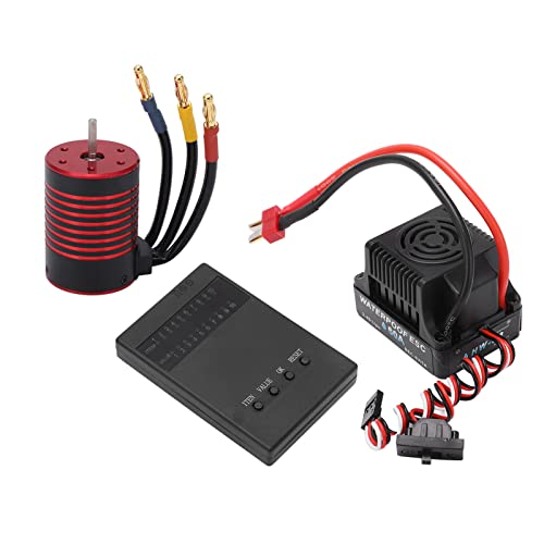 EVTSCAN Bürstenloser Motor ESC Kit High Torsion Design für RC -Auto -Enthusiasten (3100kV) von EVTSCAN