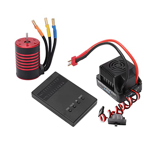 EVTSCAN Bürstenloser Motor ESC Kit High Torsion Design für RC -Auto -Enthusiasten (3600KV) von EVTSCAN
