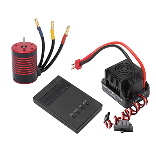 EVTSCAN Bürstenloser Motor ESC Kit High Torsion Design für RC -Auto -Enthusiasten (4500KV) von EVTSCAN