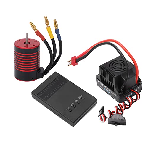 EVTSCAN Bürstenloser Motor ESC Kit High Torsion Design für RC -Auto -Enthusiasten (5200KV) von EVTSCAN