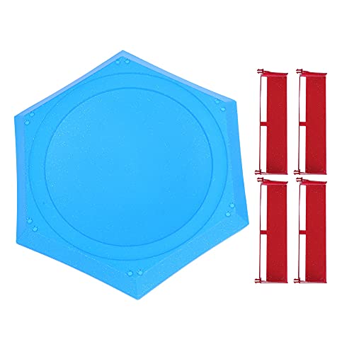 EVTSCAN Burst Gyro aufregender Duell Spinning Top Toy Kids Gift für Kampfspiel (Pearl Blue) von EVTSCAN