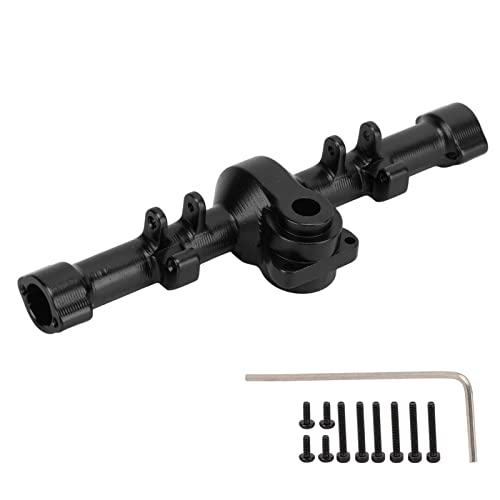 EVTSCAN CNC Metall Hinterachse Gehäuse Hülle Upgrade -Teile für axiale SCX24 AXI90081 1/24 RC -Auto (Black) von EVTSCAN