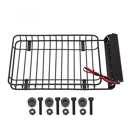 EVTSCAN Dachgepäck Rack LED -Streifen Axial SCX10 90046 Fernbedienungsauto -Zubehör für Nachtfahrten geeignet von EVTSCAN