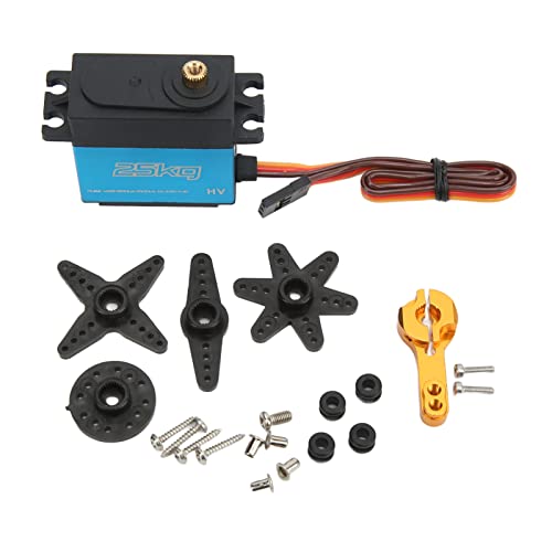 EVTSCAN Digitales Servo High Torsion Coreless Motor Metal Gear RC Car Servo für Roboter -DIY RC -Auto 25 kg/55.1lb EVTSCAN Digitales Servo High Torsion Coreless Motor Metal Gear RC Car Servo für Roboter -DIY RC -Auto 25 kg/55.1lb von EVTSCAN