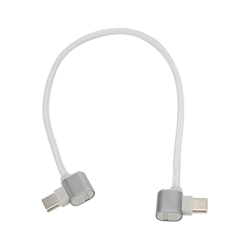 EVTSCAN Drone -Controller rechtwinkliger Datenkabel Schnellübertragung für Mini/Luft 2S Typ C Nylon Silber von EVTSCAN
