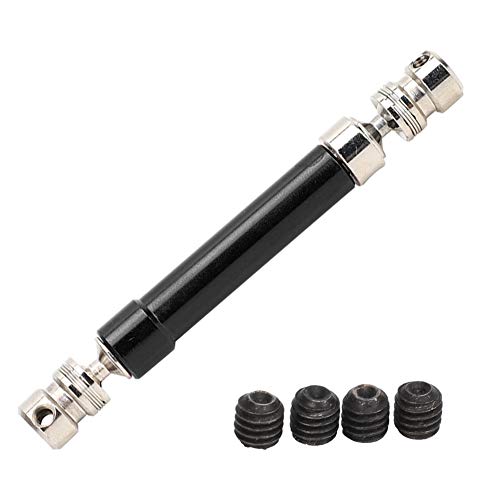 EVTSCAN Einstellbare Antriebswelle von Aluminiumlegierung für 1/10 Crawler RC Car (Black) von EVTSCAN
