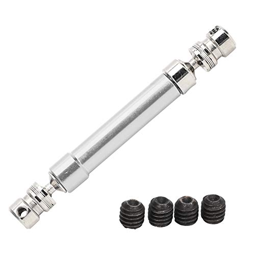 EVTSCAN Einstellbare Antriebswelle von Aluminiumlegierung für 1/10 Crawler RC Car (Silver) von EVTSCAN
