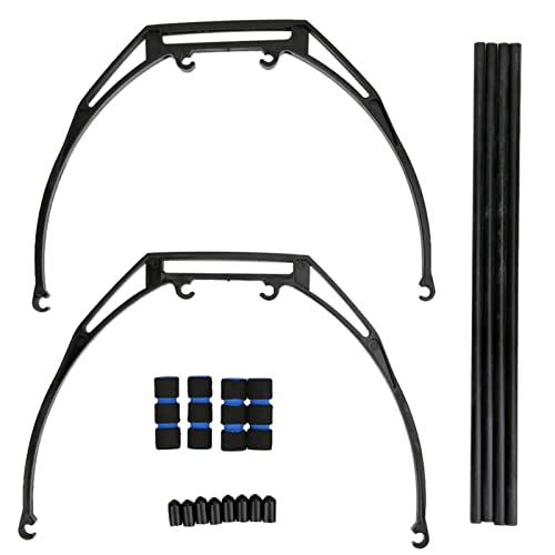 EVTSCAN Erhöhte verlängerte Fahrwerkshalterungstütze geeigneter F450 F550 SK450 X8 Drohne Plastik aus schwarzem 2pcs/Set RC -Zubehör von EVTSCAN