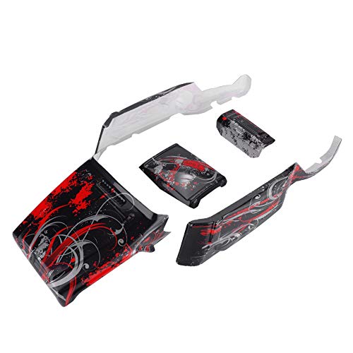 EVTSCAN Fernbedienung Modell Zubehör RC Auto Karosserie hülle für RGT 13660 RC Cross Country Auto (Red) von EVTSCAN