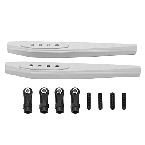 EVTSCAN Fernbedienungssteuerauto -Metallmesser -Aluminium -Legierungsarm für axiale RBX10 Ryft 1/10 RC (Silver) von EVTSCAN