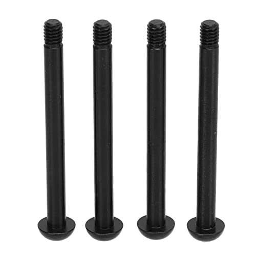EVTSCAN Frontblütenwellenstift Stahlschwung Armwellen für arrma 1/7 1/8 RC -Auto -Upgrade -Teile (Black) von EVTSCAN