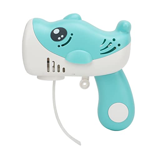 EVTSCAN Handheld Bubble Machine Automatic 5 Löcher Cartoon Kinder Bubble Maker Spielzeug mit Musiklicht für Party Beach (Blue) von EVTSCAN