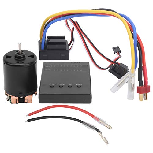 EVTSCAN Hobbyfans High Performance 80A ESC -Motorset, wasserdicht und langlebig, für 1/8 1/10 RC -Auto -Enthusiasten von EVTSCAN