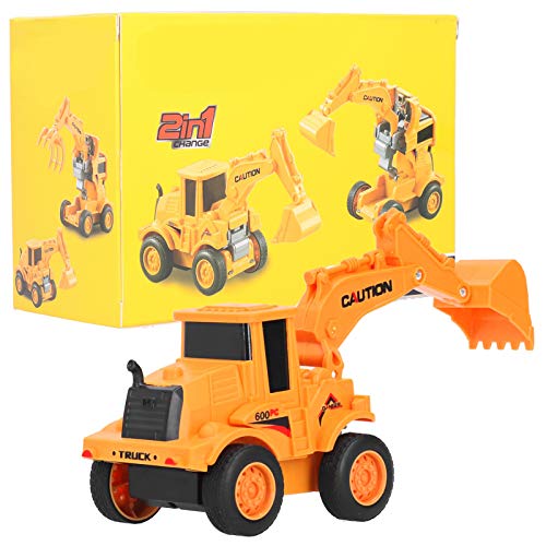 EVTSCAN Inertial Kollision Deformation Engineering Car Modell für Kinder Baby gelbe Größe: 16 x 9 x 6,5 cm von EVTSCAN