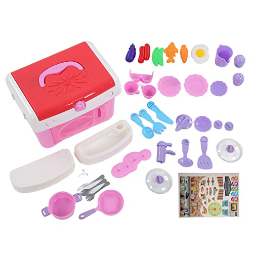 EVTSCAN Kinder Mini Küche Spielset zirkulieren Wasser 39pcs Komplettes Zubehör Kochspielzeugset Geschenke EVTSCAN Kinder Mini Küche Spielset zirkulieren Wasser 39pcs Komplettes Zubehör Kochspielzeugset Geschenke von EVTSCAN