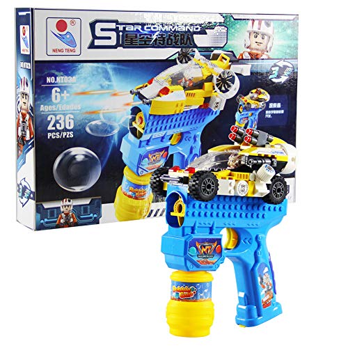 EVTSCAN Kinderbubble Maschine BAU Spielzeug DIY Kid Intelligentes Spielzeug für frühes Lernen (N03a) von EVTSCAN