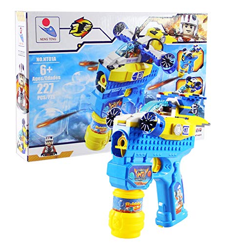 EVTSCAN Kinderbubble Maschine BAU Spielzeug DIY Kid Intelligentes Spielzeug für frühes Lernen (NT01a) von EVTSCAN