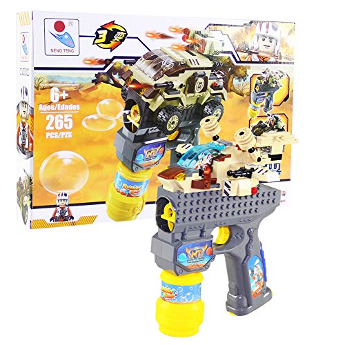 EVTSCAN Kinderbubble Maschine BAU Spielzeug DIY Kid Intelligentes Spielzeug für frühes Lernen (NT04a) von EVTSCAN