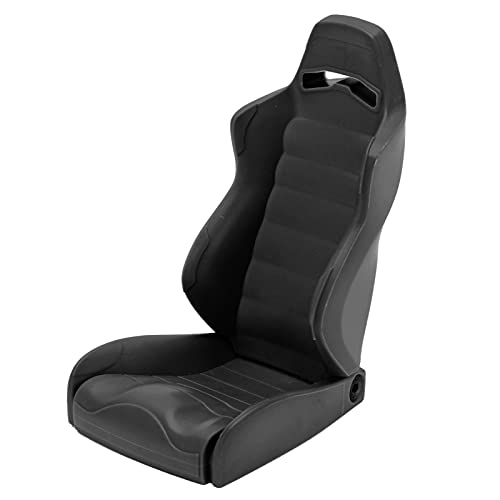EVTSCAN Kunststoffautositze Fernbedienung Crawler Car Realistic Seat DIY Modell kompatibel/axial/hsp/redcta//hpi (Black) von EVTSCAN