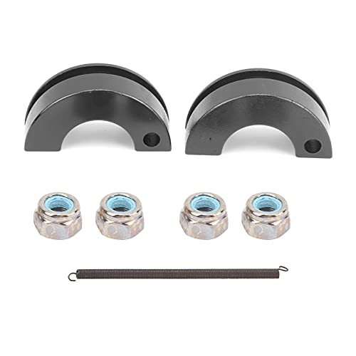 EVTSCAN Legierung Aluminium RC Schuhkupplung Upgrade Teile Spring HSP 1/10 94122 94188 RC -Auto (Black) von EVTSCAN