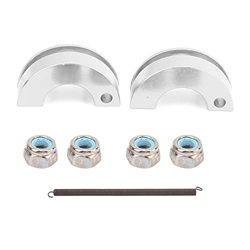 EVTSCAN Legierung Aluminium RC Schuhkupplung Upgrade Teile Spring HSP 1/10 94122 94188 RC -Auto (Silver) von EVTSCAN