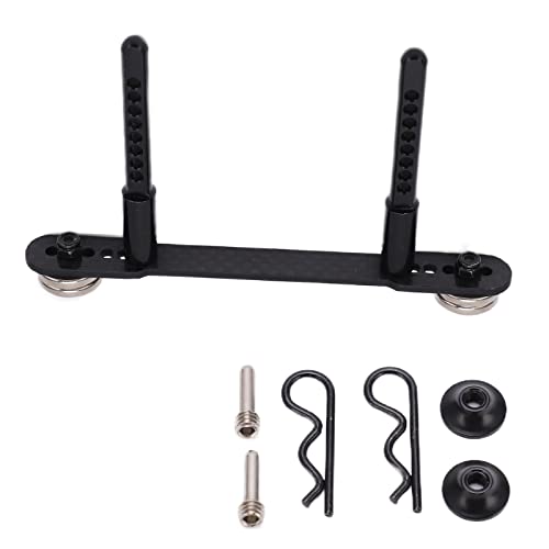 EVTSCAN Legierung Carbon Faserschale Säule für RC -Auto Axial SCX10 90046 90047 1/10 Leichtes Upgrade Teile Schwarz (77mm) von EVTSCAN