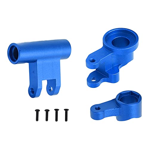 EVTSCAN Lenkkomponenten mit Aluminiumlegierung upgraden Teile für RC -Autos Leichtes kleines stabiles Lasernut U4 1/10 auf (Blue) von EVTSCAN