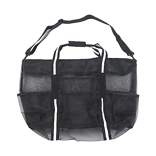 Mesh Beach Bag Leichtes faltbares Nylon großer Strand Umhängetasche für Urlaubsreise Beach Pool Picknick Camping von EVTSCAN