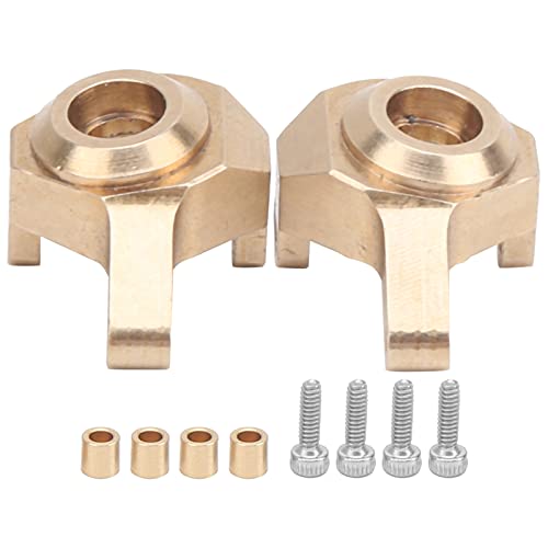 EVTSCAN Messing Counterweight Front Lenk Cup High-Fern-Steuerauto-Upgrade-Kit Gold Gold von EVTSCAN