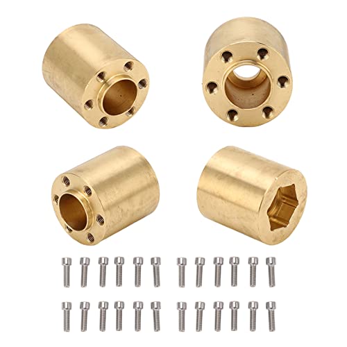 EVTSCAN Messing Whex Hex Hub Adapter RC Car Crawler Widden Adapter 1/10 1.9 2.2in VP Felgen stabil laufende einfache Installation (22mm) von EVTSCAN