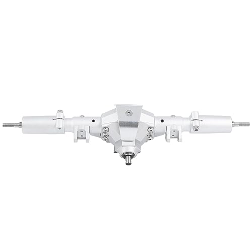 EVTSCAN Metall CNC Fernbedienung Hinterach -Zubehör Stahl Inneres Zahnrad Einfach Installation für RC CAR SCX10 II 90046 90047 1/10 Crawler (Silver) von EVTSCAN
