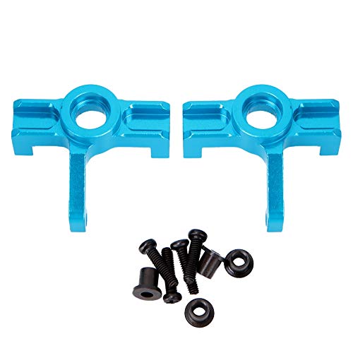 EVTSCAN Metall Ersatzteile Links rechts Lenkstup -Upgrade -Teile für 1/14 RC -Auto (Blau BE6036B) von EVTSCAN