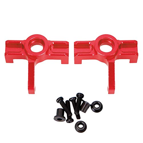 EVTSCAN Metall Ersatzteile Links rechts Lenkstup -Upgrade -Teile für 1/14 RC -Auto (Rote BE6036R) von EVTSCAN