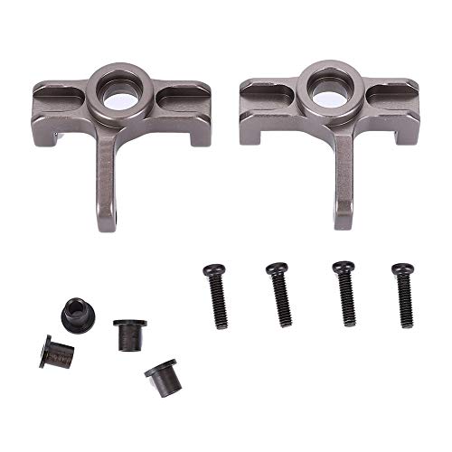 EVTSCAN Metall Ersatzteile Links rechts Lenkstup -Upgrade -Teile für 1/14 RC -Auto (Titanfarbe BE6036T) von EVTSCAN
