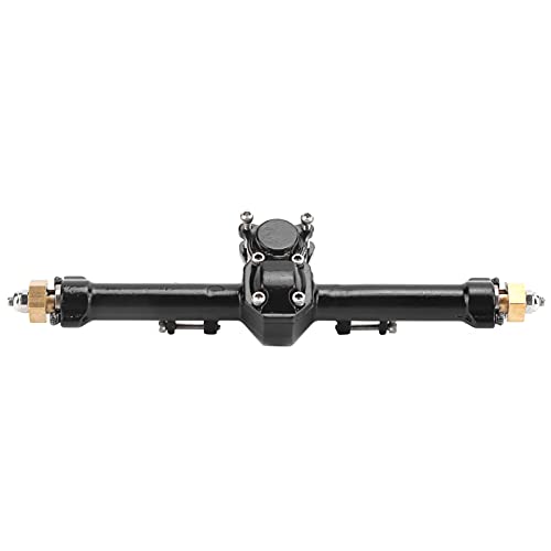 EVTSCAN Metall -Hinterachse -Baugruppe Upgrade -Teile für axiale SCX24 90081 RC -Auto RC -Autos Hinterachse Montage (Black) von EVTSCAN